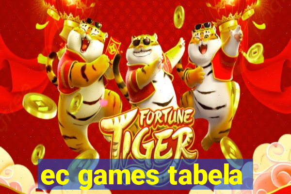 ec games tabela